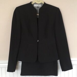 Tahari Pinstripe Skirt Suit